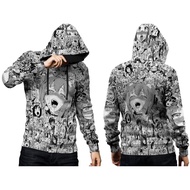 Ahegao face e chi anime hoodie jacket H fullprinting anime hoodie/ anime jacket