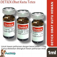 Detick Pet Flea Drops 1Ml