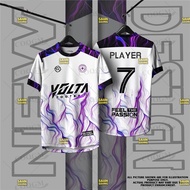 Purple Classic Futsal Football Baju Jersey Custom Name Volta Jersey