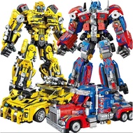 Compatible Lego Building Blocks Gundam Transforming Robot Car Military Destroyer Educational Assembl