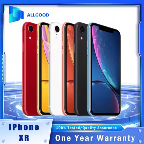 Original iPhone XR Apple US Unlocked - 6.1 inch Screen, Aluminum Frame, Face ID, NFC, 4G LTE, 64GB 1
