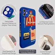 McDonald's 麥當勞適用蘋果 starbucks 星爸克 12pro apple 手機殼 iPhone11 pro max 小紅書 xr 全包攝像頭 xs 8plus xs max 直邊