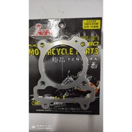 LC135 FZ150 Y15ZR Y15Z LC5S BLOCK GASKET ALLOY 4MM(4.0X74.5MM) IKK RACING GASKET BLOCK