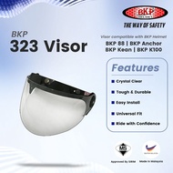 BKP 323 Visor - For 3 Button Helmet_BKP 88 | BKP K5 | BKP Anchor | BKP K100 | BKP H4 kid  | BKP 88 m