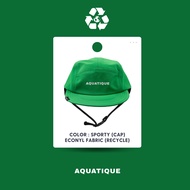 AQUATIQUE - CAP - ECONYL SPORTY - หมวกดำน้ำ หมวกเล่นน้ำ หมวกเซิร์ฟ เดินป่า แคมป์ปิ้ง กันแดด กันยูวี