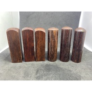D2611 Natural Log/Real Wood Seal Round Square Size: Height 60mm Diameter 1.8mm Weight About 17-22g