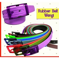 Men Women Rubber belt airport screening belt /   Tali pinggang gatah wangi