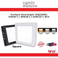 High Quality Surface Downlight (RD/SQ)12W 18W 24W Win LED Surface Downlight White/Black Casing