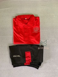 Setelan Kaos Olahraga Dri-fit Dryfit dan Celana pendek AKMIL Akademi Militer