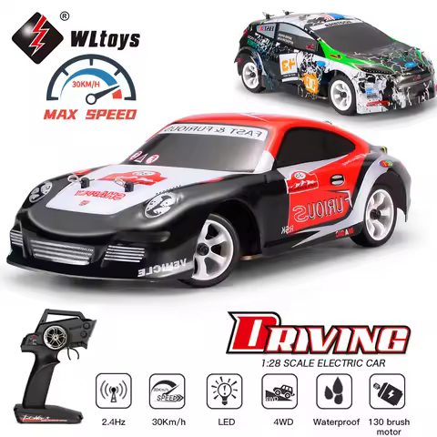WLtoys K969 1:28 4WD 2.4G Mini RC Racing Car High Speed Off-Road Remote Control Drift Toys Alloy Veh