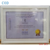 Office Wall Certificate Frame 9x12In Acetate Protector Document Display YY04‐9X12
