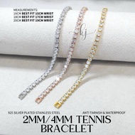 [SG] 2mm Tennis Bracelet | Daily Wear | Kindred Jewels