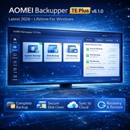AOMEI Backupper TE Plus v8.1.0 2026 Lifetime For Windows | Backup Restore Disk Clone Software