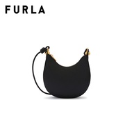 FURLA กระเป๋าสะพายผู้หญิง รุ่น SFERA MINI CROSSBODY HOBO สี NERO