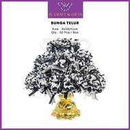 50pcs Bunga Telur Dengan Sarung Telur | Kahwin Tunang Nikah Wedding Gift | JV 13108