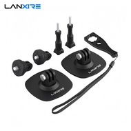 Lanxire Flexible Adhesive Mount Kit 3M Helmet Adhesive Sticky Mounts 1/4"-20 Screw Hole Tripod Mount