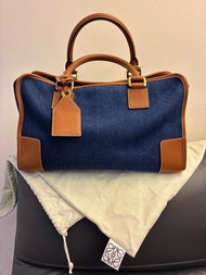 Loewe Amazona 28 denim 2 way handbag shoulder bag