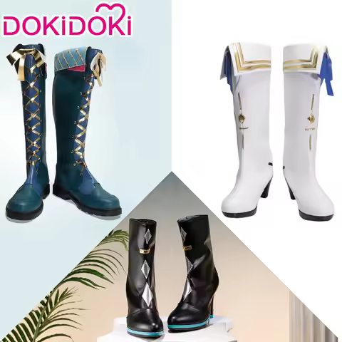 Phoebe Ciaccona Brant Cosplay Shoes Game Wuthering Waves Cosplay DokiDoki Women Men Cosplay Black Wh