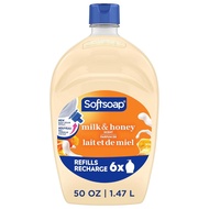 Softsoap Milk & Honey Scented, Liquid Hand Soap Refill, 50 Ounce B3TF