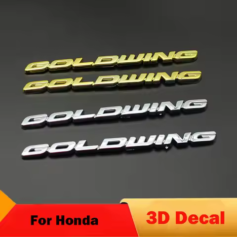 3D Motorcycle Fuel Tank Side Emblem Decals Fairing Sticker for Honda GL1000 GL1100 GL1500 GL1800 F6B