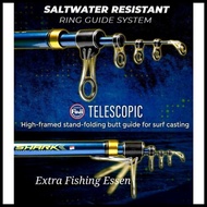 Alat Pancing Joran Pasiran Daido Blue Shark Antena Teleskopik Surf Ring Fuji 360, 390, 420, 450 Panc
