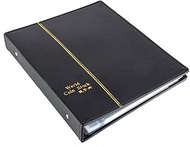 Meightai Leather 240-Pocket Paper Money Currency Album, 3-Ring Binder Currency Holders for Collector