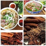 Rempah Sup Daging Lembu Pho Vietnam Asli/Vietnamese pho Beef soup Spices Authentic/thảo mộc nấu phở 