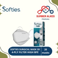 Masker Softies 3D Mask Surgical 4 ply