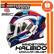 SEC Windstorm Kaleido Scope Modular Helmet ( Dual Visor)
