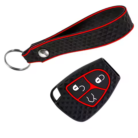 Silicone Car Key Case Cover For Mercedes Benz W211 W202 W210 W208 W203 W245 B Class V180 CL55 CL600 
