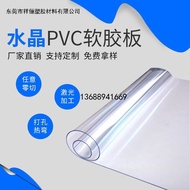 PVC lutsinar filem plastik kaca lembut papan lembut alas meja kalis air tirai pintu kalis angin 0.5 1.0 2.0 gulungan kes