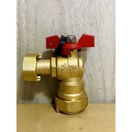 [Ho Chi Minh City] Angle valve, Angle lock valve for Miha DN15 water meter (25 x 1/2") - WINNO - Ba 