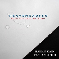 Waterproof White Taslan Jacket Fabric by the Meter