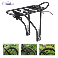 [vsrhkq] Rear Luggage Cargo Rack Panniers Alloy Carrier for Parts Load Limit 88 lbs/40kg Suitable fo