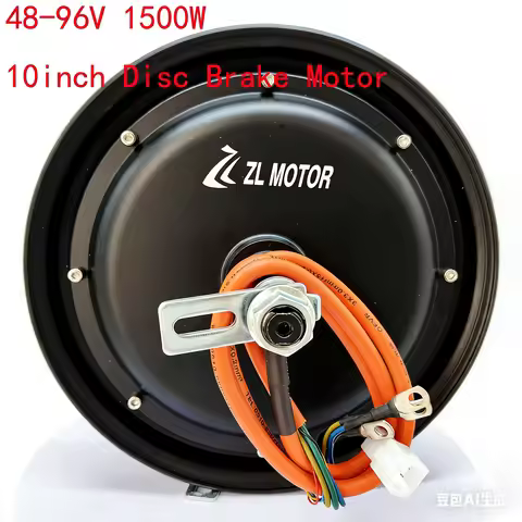 ZL motor factory 10inch 60V 1500W high power e-scooter motor/e-bike bldc disc brake electric bike sp
