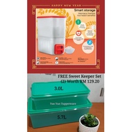 Tupperware Rice Smart Dispenser 10kg + FREE Sweet Keeper Set (2) 5.7L + 3.0L