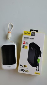 Pearl-KLGO KP-75White 20000mAh 大容量快充移動電源充電寶行動電源尿袋