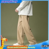 Ready Stock 100% Cotton Unisex Seluar Slack Lelaki Korean Seluar Cotton Lelaki Khaki Casual Plus Siz
