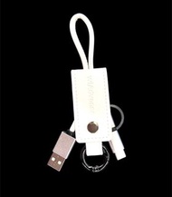 🔴加購 全新WIADVANCE緯謙科技三合一 Type-C/Micro USB皮革鑰匙圈充電傳輸線