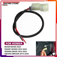 2025 CB500 CB650 2 Pins Aux Outlet Power Connector Socket Cable Plug For Honda NX400 NX500 CB500F CB