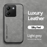 Cho Xiaomi POCO M7 Pro 5G Từ Lông Da Trường Hợp Chống Sốc Silicone Bìa Trường Hợp Funda Xiaomi POCO