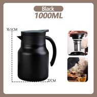 316 Stainless Steel Teapot Thermos Thermal Insulation Stewed Teapot Household Stuffy Teapot Portable