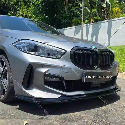 For BMW 1 Series F40 M-PACK 3PCS Front Bumper Lip Diffuser Splitter Spoiler 118i 120d 128ti M135i xD