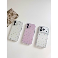 (There Are 17) Express Delivery Colorful Heart Clear Case TPU-S1887 For Iphone 14-17PROMAX
