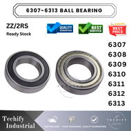 6307 6308 6309 6310 6311 6312 6313 DEEP GROOVE BALL BEARING ZZ/2RS METAL SHIELDED RUBBER SHIELDED