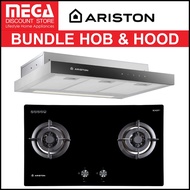 ARISTON BUNDLE ASL 9F LT X 90CM HOOD &amp; TH 721 D22 B 76CM GAS HOB