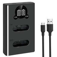 NP-BX1 NPBX1 Dual USB Battery Charger Compatible with Sony DSC-RX100 VII VI V IV III II I, RX100M II