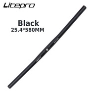 Litepro Tay Lái Xe Đạp Quái Vật Gấp Gọn 6061 T6 Hợp Kim Nhôm 25.4*540/580MM Siêu Nhẹ BMX Siêu Nhẹ Ph