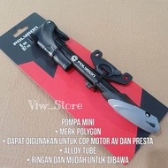 Pompa Mini Polygon Pompa Polygon Mini Air Maxi with Gauge Two Way Portable Presta FV Cop Motor AV Pu