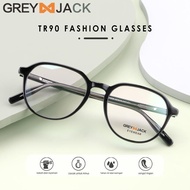 Grey Jack TR90 Metal Oval Glasses for Adults Unisex 21039